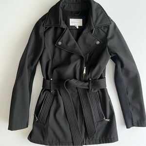 bcbgeneration soft-shell jacket, black, xs